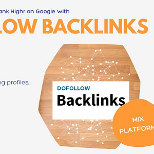 Buy Do-follow backlinks (mix platforms)