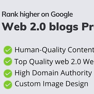 Buy Web 2.0 blogs Premium Dofollow backlink