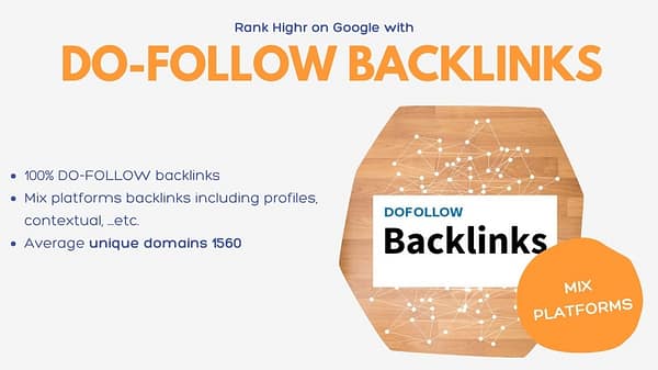 Buy Do-follow backlinks (mix platforms)